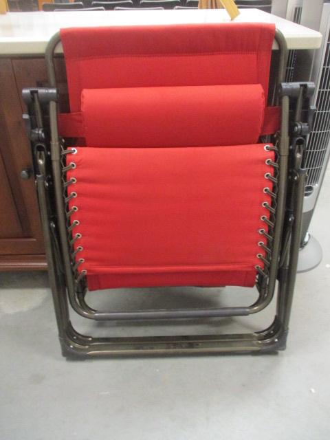 Red Oversized Anti-Gravity Lounge Chair