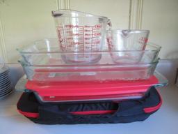Pyrex and Anchor Hocking Baking Pans and Measuring Cups