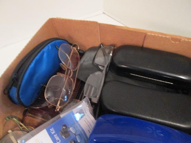 Prescription and Readers Eyeglasses and Cases