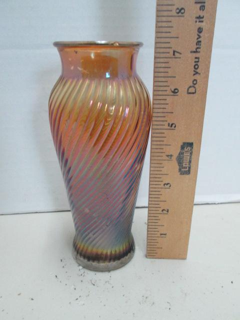Carnival Glass Vase