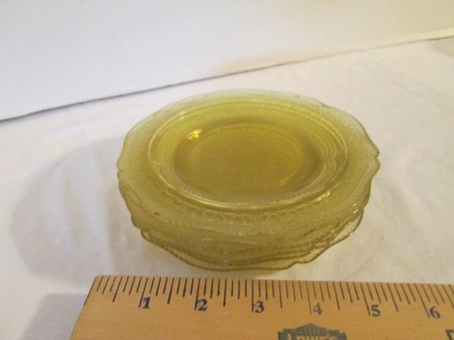 40 Pieces of Yellow Depression Glass