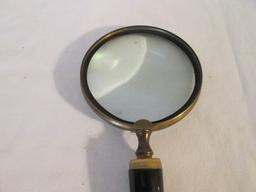 Magnifying Glass with Horn Shaped Handle