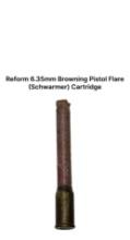 Reform 6.35mm Browning Pistol Flare (Schwarmer) Cartridge