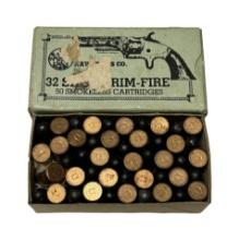 NIB Factory 46rds. of .32 SHORT Rimfire Navy Arms Co. Ammunition