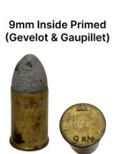 9mm Inside Primed Cartridge by Gebvelot & Gaupillet