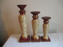 Three Pillar Candleholders