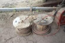 (2) Spools w/.75" Coated Steel Cable