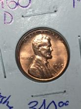 1960 D Lincoln Memorial Cent