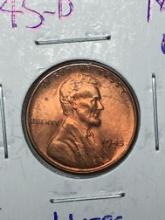 1945 D Lincoln Wheat Cent