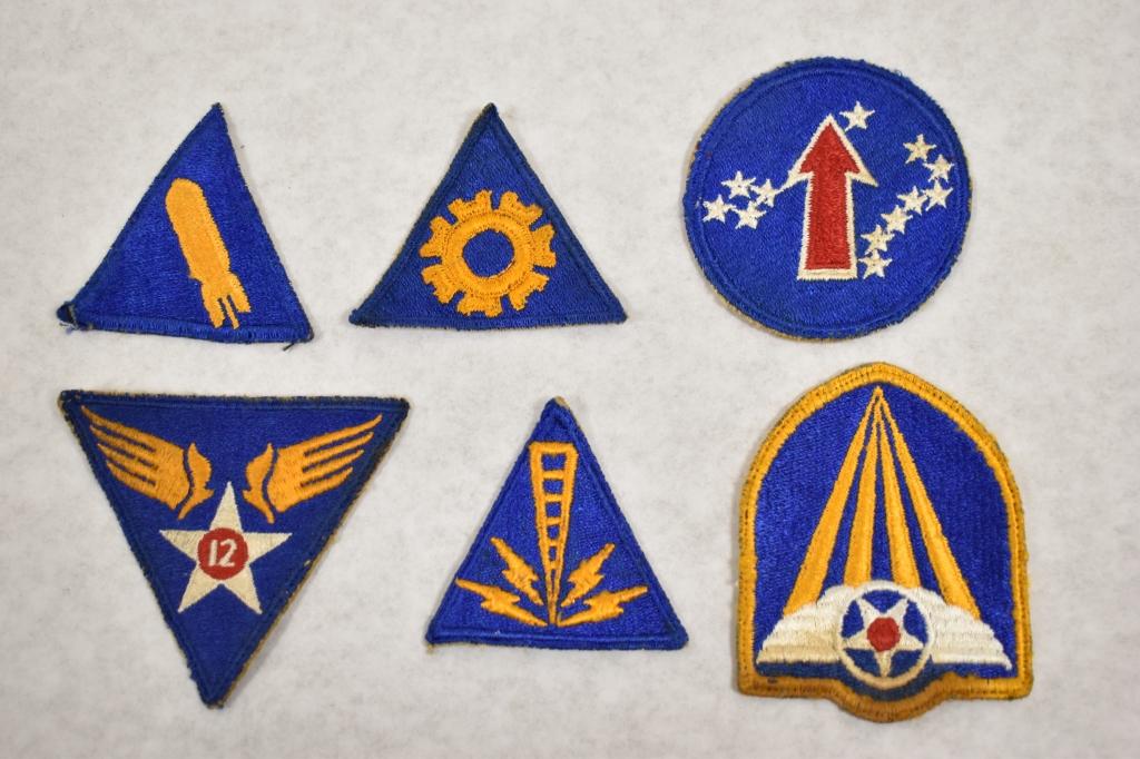Duplicates of Ten Different Military Patches