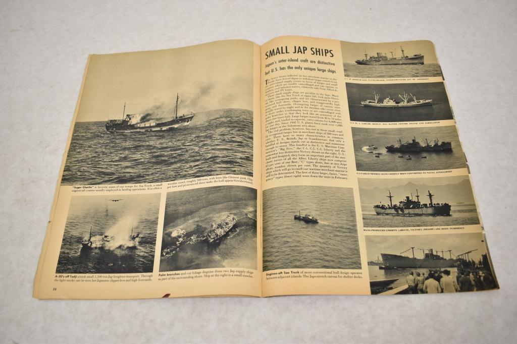 WWII Six Illustrated Publications on Military