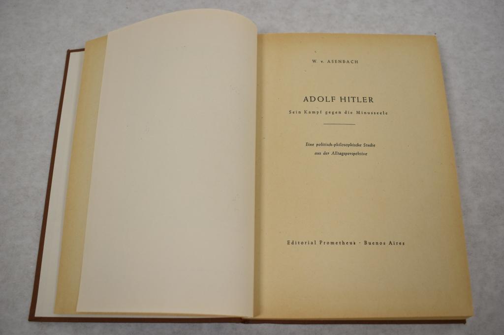 German. One Adolf Hitler Book