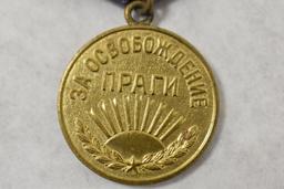 Soviet Russia 1945 Medal for Liberation of Czech