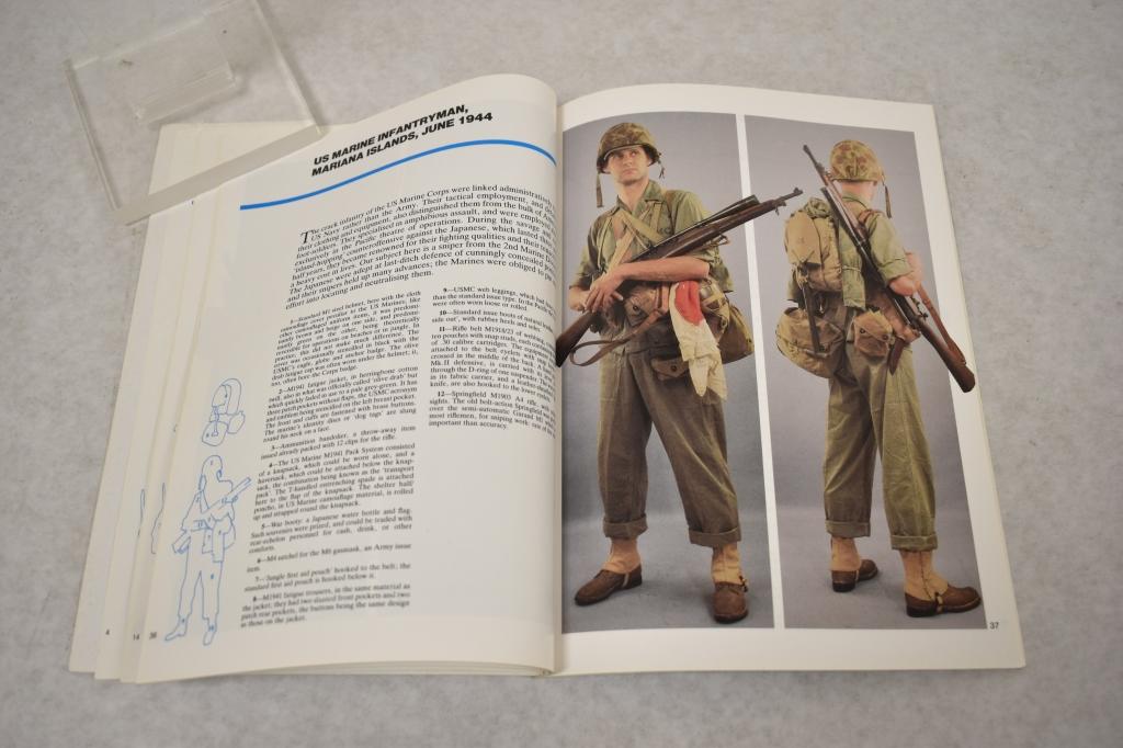 Five Military Uniform, Insignia Collectors Books.