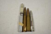 Collectible Ammo, Vickers,20mm Dummy, 55mm & 15mm
