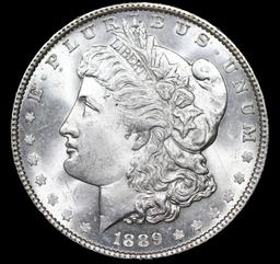 ***Auction Highlight*** 1889-p Morgan Dollar $1 Graded ms66+ By SEGS (fc)