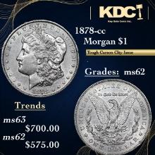 1878-cc Morgan Dollar 1 Grades Select Unc