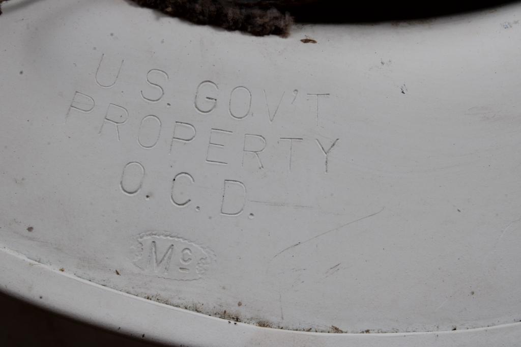 U.C.D. U. S. Government  Steel Helmet w/Insert