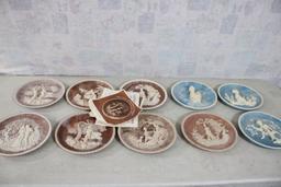 10 Incolay 3-D Collector Plates 10" Diameter