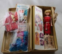 1964 Tressy Key Hair Grows Doll w/Clothes & More