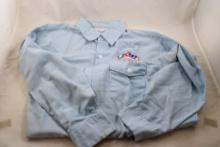 Kerr McGee Work Shirt Size 17-17 1/2 w/Patch