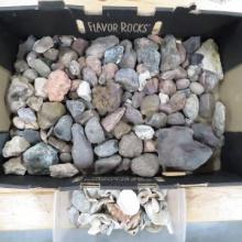 40 pounds rocks and minerals and seashells