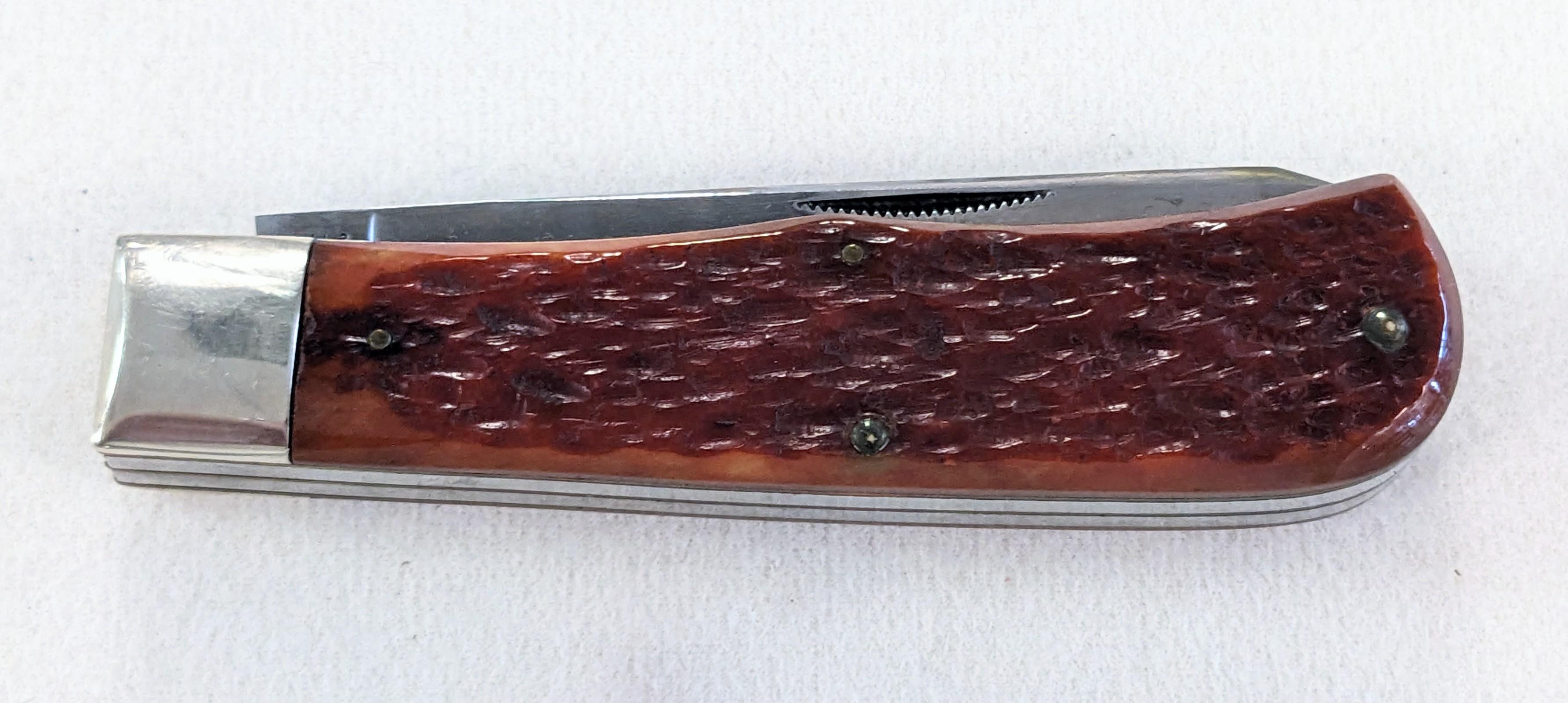 WINCHESTER W18 29103 CARTRIDGE SERIES 3 BLADE KNIFE W/BOX PAPERS