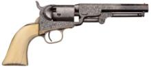 Factory Engraved Colt Model 1849 Pocket Percussion Revolver