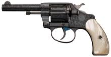 Factory Engraved Colt New Pocket .32  Double Action Revolver