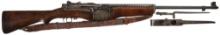 WWII U.S Johnson Model 1941 Rifle with Bayonet