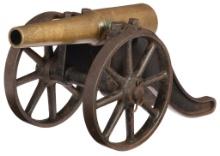 Strong Firearms Company Miniature Cannon with Carriage