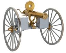 Furr/Kuhni 1/3 Scale Copy Model 1883 Gatling Gun with Carriage