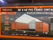 PVC FABRIC CONTAINER PEAK ROOF SHELTER