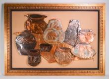 Southwest Copper Pottery Art Picture