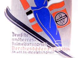 German WWII 1934 Berchtesgaden Ski Badge
