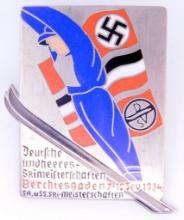 German WWII 1934 Berchtesgaden Ski Badge