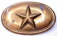 US Civil War Union Texas Cartridge Box Plate