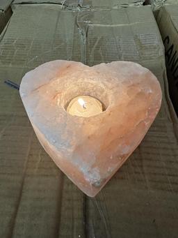 ZENNERY HIMALAYAN 1 HOLE HEART SHAPED CANDLE (NEW) (YOUR BID X QTY = TOTAL $)