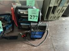 LOT CONSISTING OF: BATTERY CHARGER AND JUMPER BOX