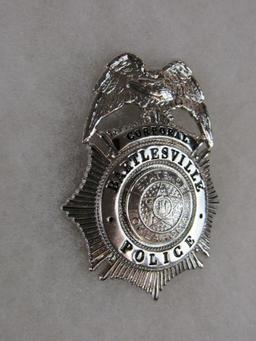 Original Obsolete Police Badge Corporal Bartlesville, Oklahoma