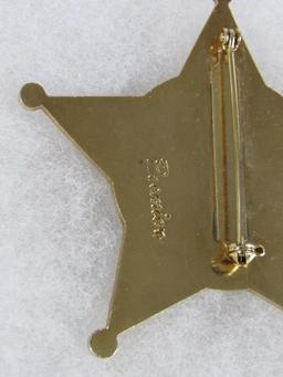 Original Obsolete Police Deputy Sheriff Badge State of Alabama