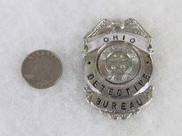 Original Obsolete Police Detective Bureau State of Ohio