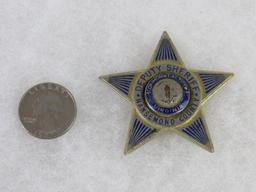 Original Obsolete Police Deputy Sheriff Badge Nansemond County, Virginia