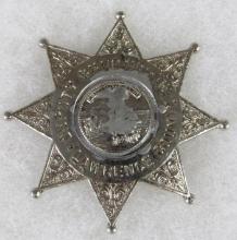 Antique Deputy Sheriff Police Badge- Lawrence County, South Dakota