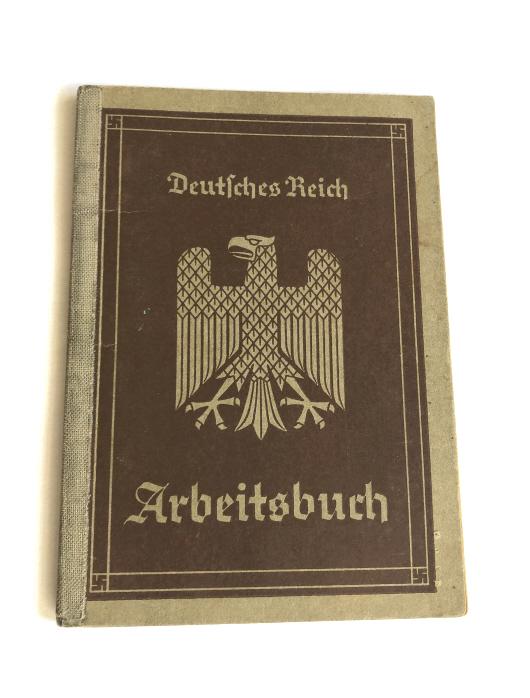 GERMAN ARBEITSBUCH EMPLOYMENT RECORD BOOK 1936-48