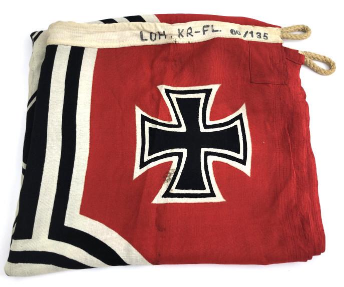 WWII GERMAN REICHS KRIEGS FLAG APPROX. 30"X52"