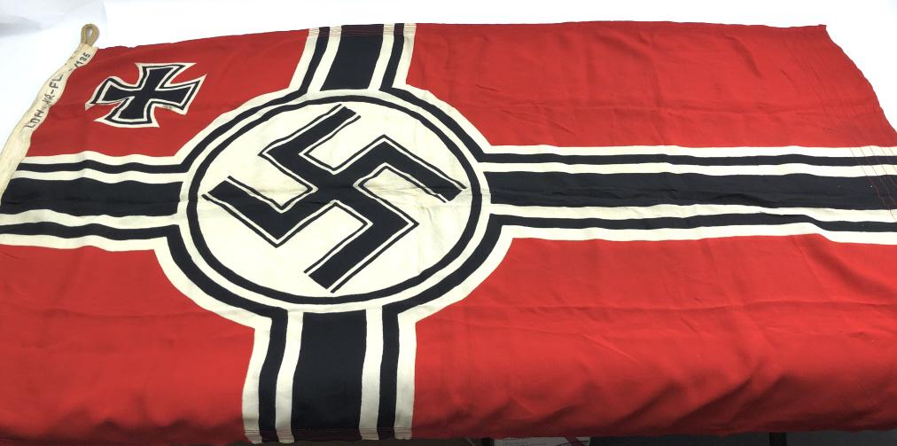 WWII GERMAN REICHS KRIEGS FLAG APPROX. 30"X52"
