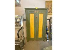 Antique Pine 2 Door Armoire