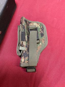 Smith & Wesson case & camouflage holster