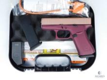 Glock 43X Special Edition Black Cherry, Rose Gold 9mm Pistol (5082)